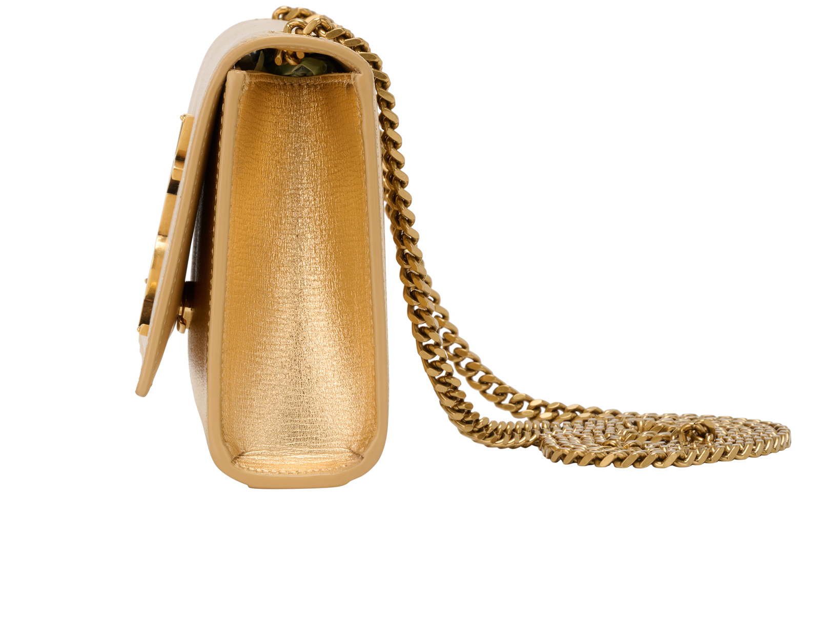 Small Kate, &pound;895, Handbags, Gold, Leather, Bottom view